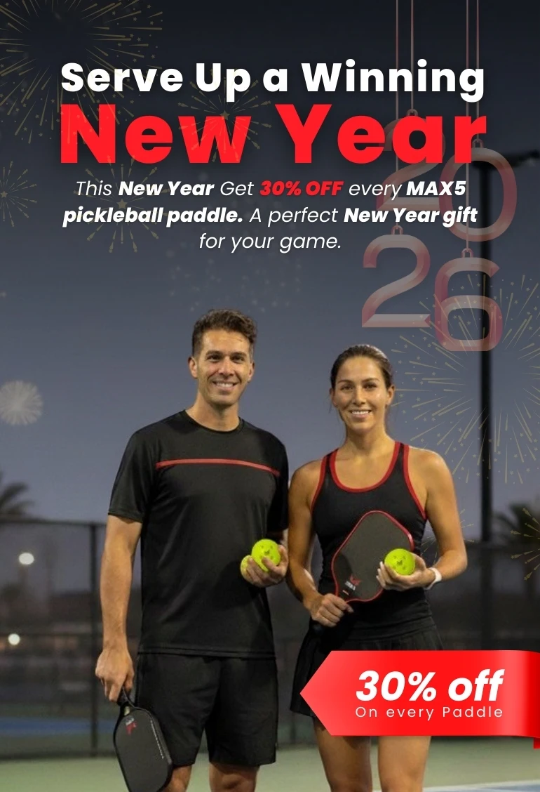 discount pickleball paddles on New year