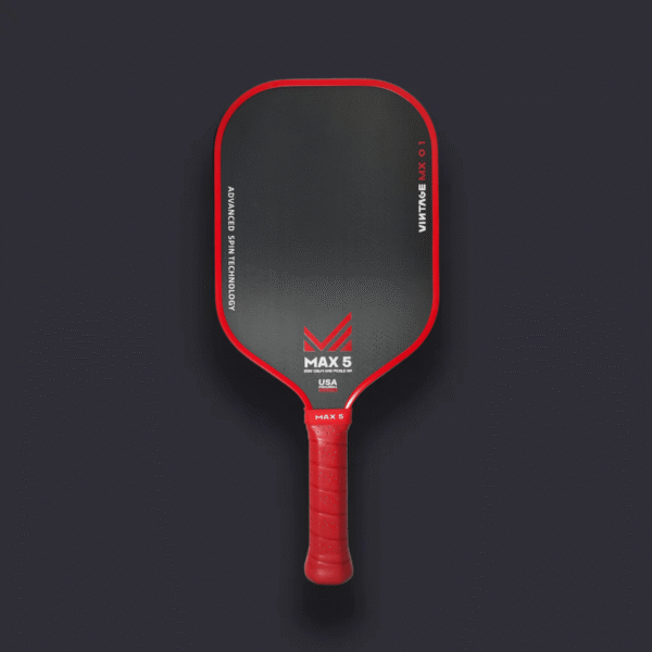 Buy Max 5 Vintage MX-0.1 Carbon Pickleball Paddle Online (Red)