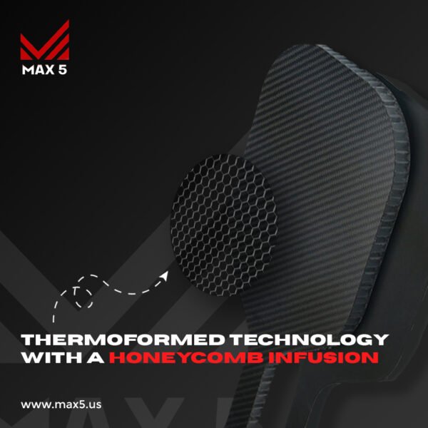 Shop Max5 Vintage MX-0.1 Carbon Pickleball Paddle (Black) - Image 5