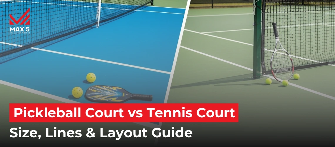 Pickleball Court vs Tennis Court