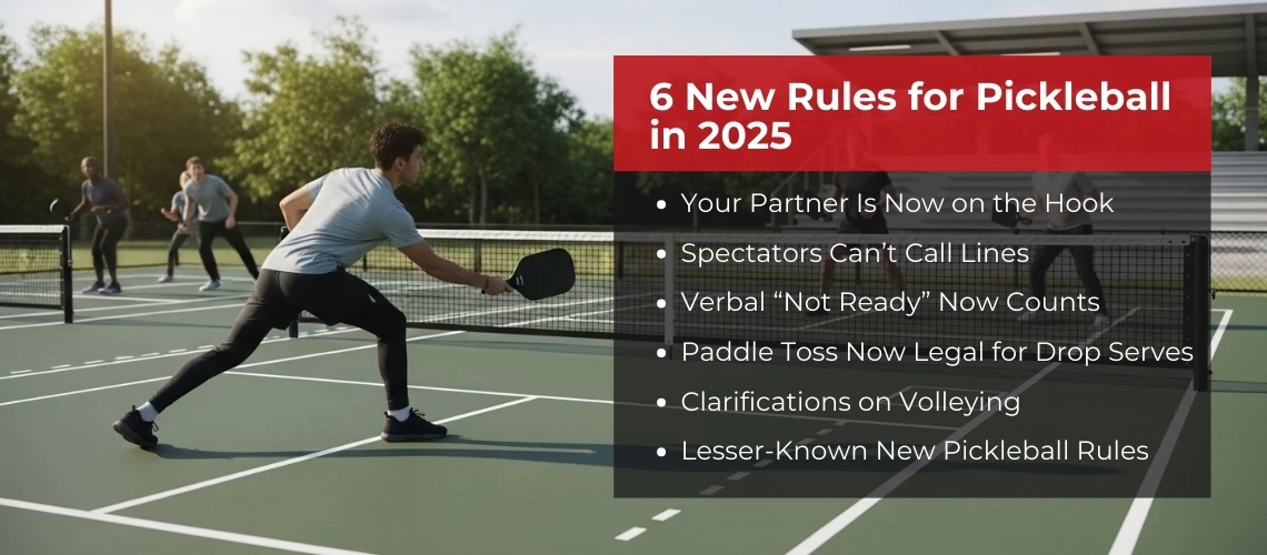 6 New Rules for Pickleball