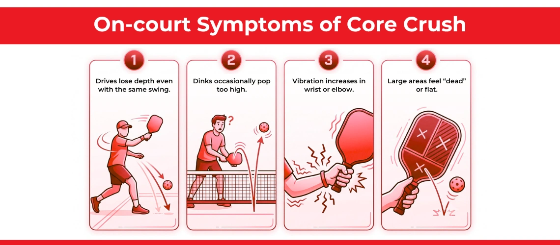 On-court Symptoms of Core Crush