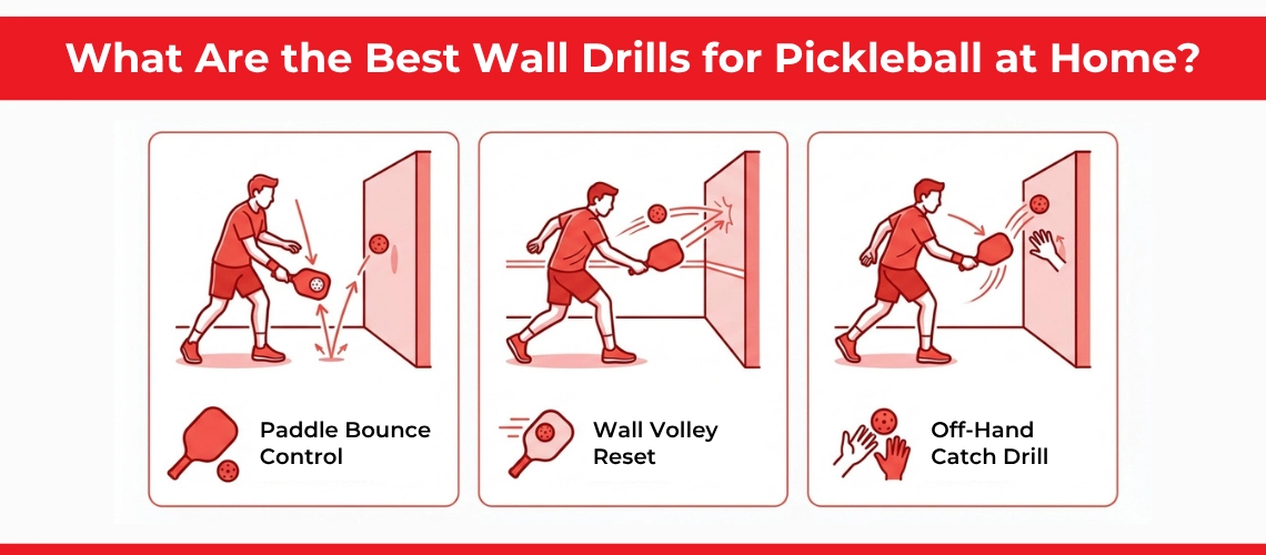 What Are the Best Wall Drills for Pickleball at Home