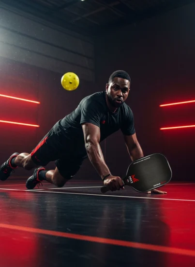 Boy Playing PickleBall