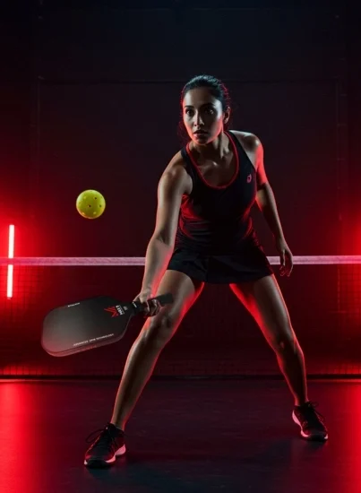 Raw carbon Pickleball Paddle